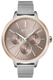 Hugo Boss Symphony Brown Dial Silver Mesh Bracelet Watch for Women - 1502423 Buy Now By Hugo Boss