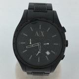 Armani Exchange Chronograph Black Dial Black Steel Strap Watch for Men - AX1058 Buy Now By Armani Exchange