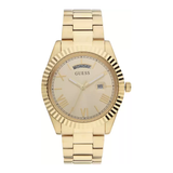 Guess Connoisseur Gold Dial Gold Steel Strap Watch for Men - GW0265G2 Buy Now By Guess