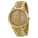 Michael Kors Slim Runway Gold Dial Two Tone Gold Strap Watch for Women - MK4285 Buy Now By Michael Kors