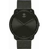 Movado Bold Black Dial Black Mesh Bracelet Watch For Men - 3600261 Buy Now By Movado