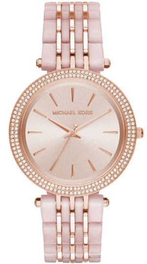 Michael Kors Darci Rose Gold Dial Two Tone Steel Strap Watch for Women - MK4327 Buy Now By Michael Kors