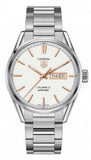 Tag Heuer Carrera Calibre 5 White Dial Silver Steel Strap Watch for Men - WAR201D.BA0723 Buy Now By Tag Heuer
