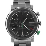Gucci G Chrono Black Dial Black Steel Strap Watch For Men - YA101331 Buy Now By Gucci