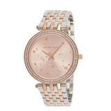 Michael Kors Darci Rose Gold Dial Two Tone Steel Strap Watch for Women - MK3726 Buy Now By Michael Kors