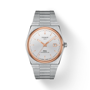 Tissot PRX Powermatic 80 Silver Dial Silver Steel Strap Watch For Men - T1374072203100 Buy Now By Tissot