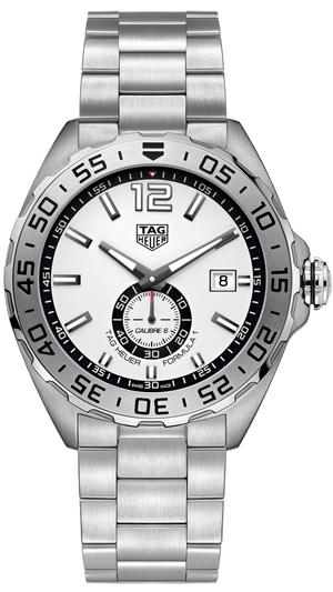 Tag Heuer Formula 1 Calibre 6 Automatic White Dial Silver Steel Strap Watch for Men - WAZ2013.BA0842 Buy Now By Tag Heuer