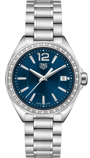 Tag Heuer Formula 1 Quartz Diamonds Blue Dial Silver Steel Strap Watch for Women - WBJ1316.BA0666 Buy Now By Tag Heuer