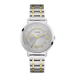 Guess Montauk Silver Dial Two Tone Steel Strap Watch for Women - W0933L5 Buy Now By Guess