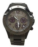 Marc Jacobs Rock Chronograph Gunmetal Grey Dial Grey Steel Strap Watch for Men - MBM3160 Buy Now By Marc Jacobs