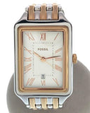 Fossil Raquel Three Hand White Dial Two Tone Steel Strap Watch For Women - ES5222 Buy Now By Fossil