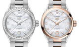 Tag Heuer Carrera Date Automatic Mother of Pearl Dial Two Tone Steel Strap Watch for Women - WBN2450.BD0569 Buy Now By Tag Heuer