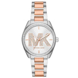 Michael Kors Janelle Silver Dial Two Tone Steel Strap Watch For Women - MK7383 Buy Now By Michael Kors