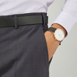 Emporio Armani Modern Slim Analog Silver Dial Brown Leather Strap Watch For Men - AR11163 Buy Now By Emporio Armani