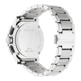 Gucci G Chrono Black Dial Silver Steel Strap Watch For Men - YA101204 Buy Now By Gucci