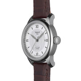 Tissot T Classic Le Locle Automatic Silver Dial Brown Leather Strap Watch For Women - T006.207.16.038.00 Buy Now By Tissot