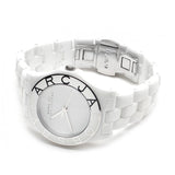 Marc Jacobs Marc White Dial White Ceramic Strap Watch for Women - MBM9500 Buy Now By Marc Jacobs