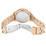 Guess Sassy Quartz White Dial Rose Gold Steel Strap Watch For Women - W0705L3 Buy Now By Guess