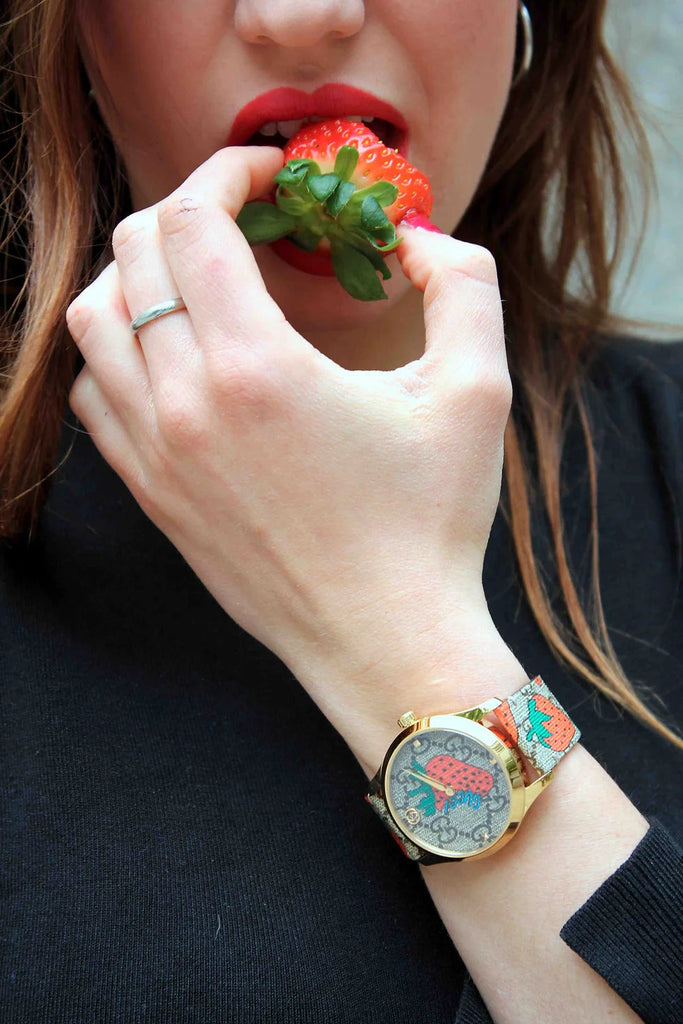 Gucci G Timeless Brown Dial Brown Leather Strap Watch For Women - YA1264133 Buy Now By Gucci