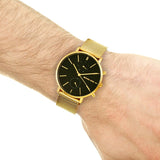 Michael Kors Jaryn Black Dial Gold Steel Strap Watch for Men - MK8503 Buy Now By Michael Kors