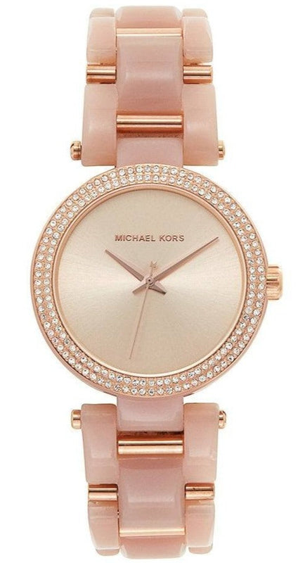 Michael Kors Delray Rose Gold Dial Rose Gold Steel Strap Watch for Women - MK4322 Buy Now By Michael Kors