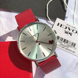 Coach Perry Silver Dial Red Leather Strap Watch for Women - 14503515 Buy Now By Coach