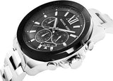 Michael Kors Brecken Chronograph Black Dial Silver Steel Strap Watch For Men - MK8847 Buy Now By Michael Kors