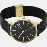 Armani Exchange Lola Three Hand Black Dial Black Mesh Strap Watch For Women - AX5548 Buy Now By Armani Exchange