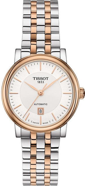 Tissot T Classic Carson Premium 30 White Dial Two Tone Steel Strap Watch for Women - T122.207.22.031.01 Buy Now By Tissot