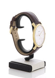 Fossil The Minimalist White Dial Brown Leather Strap Watch for Men - FS5397 Buy Now By Fossil