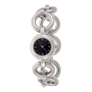 Marc Jacobs Amy Black Dial Silver Steel Strap Watch for Women - MBM3004 Buy Now By Marc Jacobs