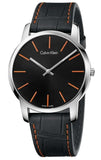 Calvin Klein City Black Dial Black Leather Strap Watch for Men - K2G211C1 Buy Now By Calvin Klein