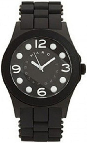 Marc Jacobs Pelly Black Dial Black Silicone Strap Watch for Women - MBM2507 Buy Now By Marc Jacobs