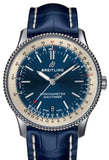 Breitling Navitimer Automatic 38mm Blue Dial Blue Leather Strap Mens Watch - A17325211C1P1 Buy Now By Breitling