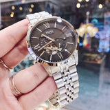 Fossil Townsman Black Dial Silver Steel Strap Watch for Men - ME3107 Buy Now By Fossil