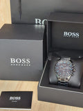 Hugo Boss Trophy Black Dial Black Steel Strap Watch for Men - 1513675 Buy Now By Hugo Boss
