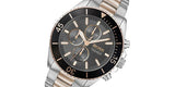 Hugo Boss Ocean Edition Black Dial Two Tone Steel Strap Watch for Men - 1513705 Buy Now By Hugo Boss