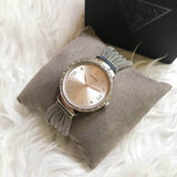 Guess Chiffon Silver Dial Silver Mesh Bracelet Watch For Women - W1083L1 Buy Now By Guess