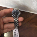 Marc Jacobs Blade Black Dial Silver Steel Strap Watch for Women - MBM8672 Buy Now By Marc Jacobs