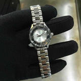 Marc Jacobs Tether Transparent Silver Dial Silver Steel Strap Watch for Women - MBM3416 Buy Now By Marc Jacobs