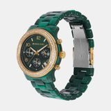 Michael Kors Runway Chronograph Green Dial Green Steel Strap Watch for Women - MK7422 Buy Now By Michael Kors