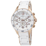 Marc Jacobs Rock Chronograph White Dial White Silicone Strap Watch for Women - MBM2547 Buy Now By Marc Jacobs