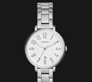 Fossil Jacqueline White Dial Silver Steel Strap Watch for Women - ES3969 Buy Now By Fossil
