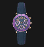 Guess Cosmic Multifunction Blue Dial Blue Silicone Strap Watch For Women - GW0466L2 Buy Now By Guess