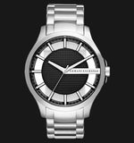 Armani Exchange Hampton Chronograph Black Dial Silver Steel Strap Watch For Men - AX2179 Buy Now By Armani Exchange