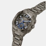 Guess Headliner Quartz Black Dial Grey Steel Strap Watch For Men - GW0572G5 Buy Now By Guess