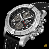 Breitling Avenger B01 Chronograph GMT Black Dial Black Nylon Strap Watch for Men - A24315101B1X1 Buy Now By Breitling