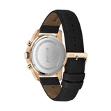 Hugo Boss Skymaster Chronograph Blue Dial Black Leather Strap Watch for Men - 1513783 Buy Now By Hugo Boss