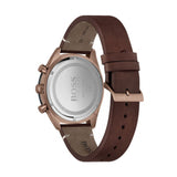 Hugo Boss Santiago Chronograph Grey Dial Brown Leather Strap Watch for Men - 1513861 Buy Now By Hugo Boss