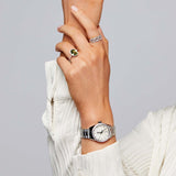 Tag Heuer Carrera Date Diamonds Mother of Pearl Dial Silver Steel Strap Watch for Women - WBN2414.BA0621 Buy Now By Tag Heuer